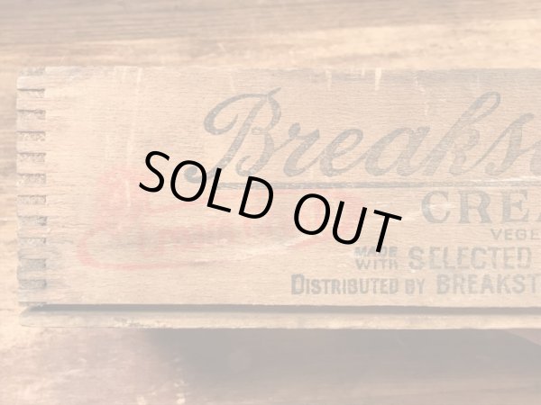 Breakstone'sの木製のヴィンテージチーズボックス