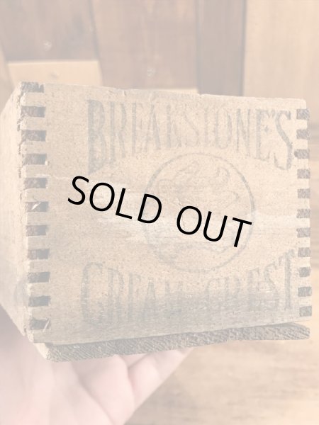 Breakstone'sのクリームチーズが入っていたビンテージ木箱
