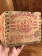 Mayflower'sの木製のヴィンテージチーズボックス