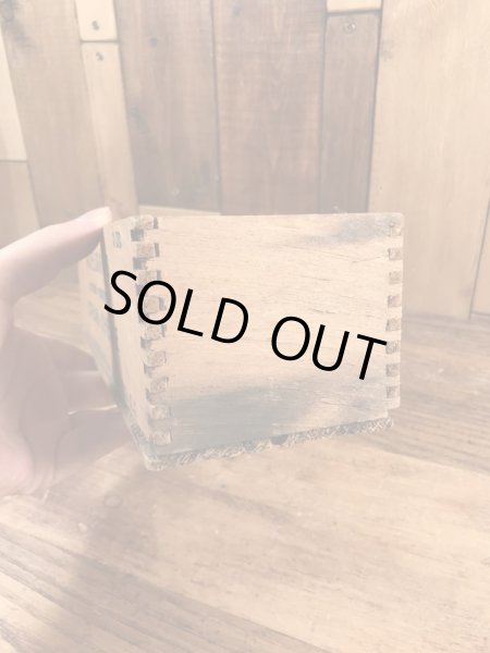 Axelrod'sのクリームチーズが入っていたビンテージ木箱