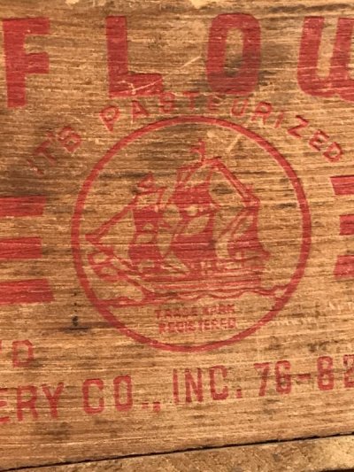 画像2: Mayflower's Cream Cheese Wood Box　メイフラワーズ　ビンテージ　チーズボックス　木箱　〜40年代