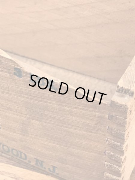 Axelrod'sの木製のヴィンテージチーズボックス