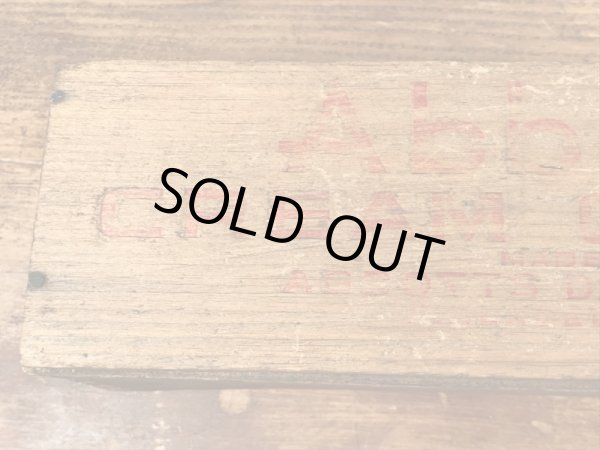 Abbottsのクリームチーズが入っていたヴィンテージチーズボックス