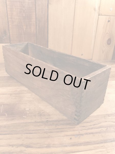 Abbottsのクリームチーズが入っていたビンテージ木箱