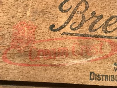 画像1: Breakstone's Cream Cheese Wood Box　ブレークストーンズ　ビンテージ　チーズボックス　木箱　〜40年代