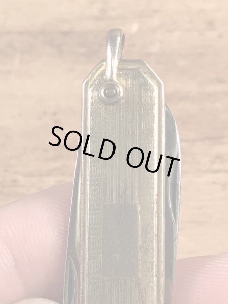 アールデコのゴールドのビンテージ折り畳みナイフ