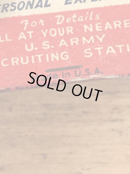 US Army Collegeのミリタリー物のヴィンテージマッチ