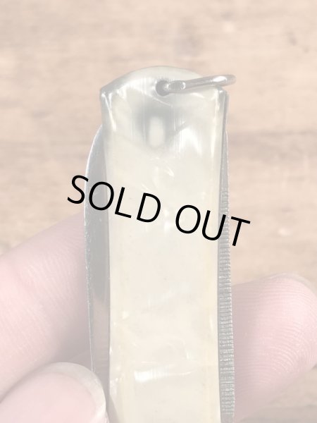 サンピエトロ大聖堂のシェル加工のビンテージ折り畳みナイフ