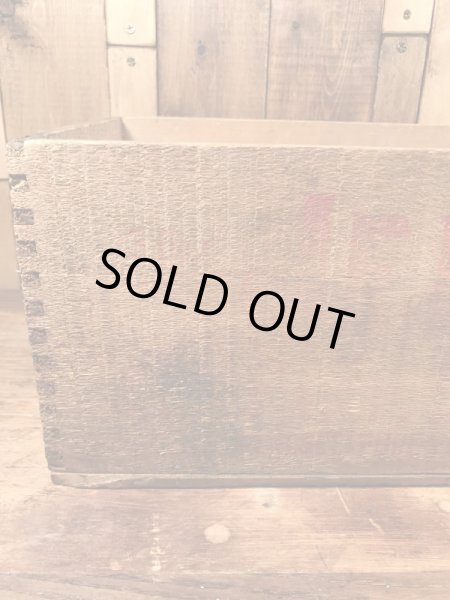 アンティークのJell-Oのビンテージ木箱