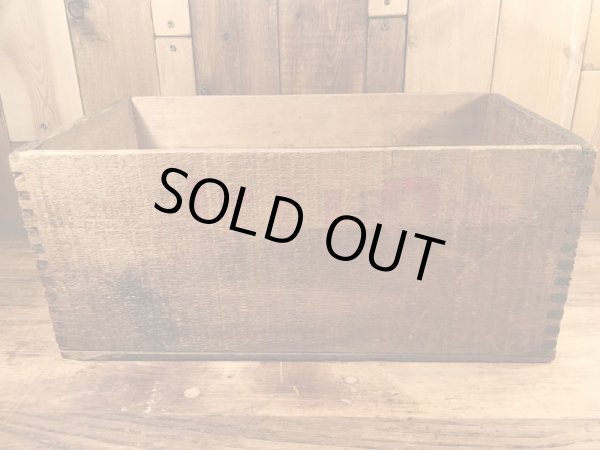 アンティークのJell-Oのヴィンテージウッドボックス