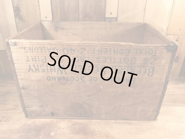 White Horse Cellerのスコッチウイスキーのヴィンテージウッドボックス