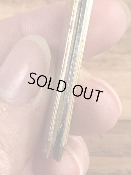 アートデコのゴールドのヴィンテージポケットナイフ