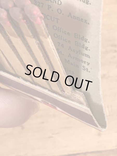 USアーミーのミリタリー物のビンテージマッチブック