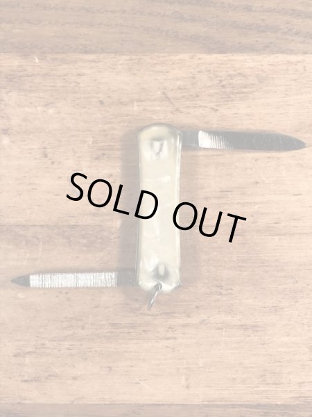 サンピエトロ大聖堂のシェル加工のヴィンテージポケットナイフ