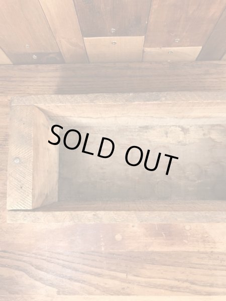 Ackerman-Johnson Co.の企業物のヴィンテージウッドボックス