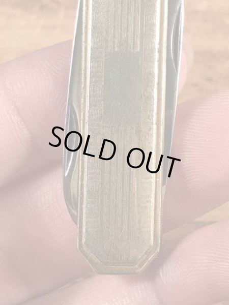 アートデコのゴールドのヴィンテージポケットナイフ