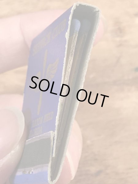 USエアフォースのミリタリー物のビンテージマッチブック