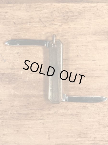 アールデコのゴールドのビンテージ折り畳みナイフ