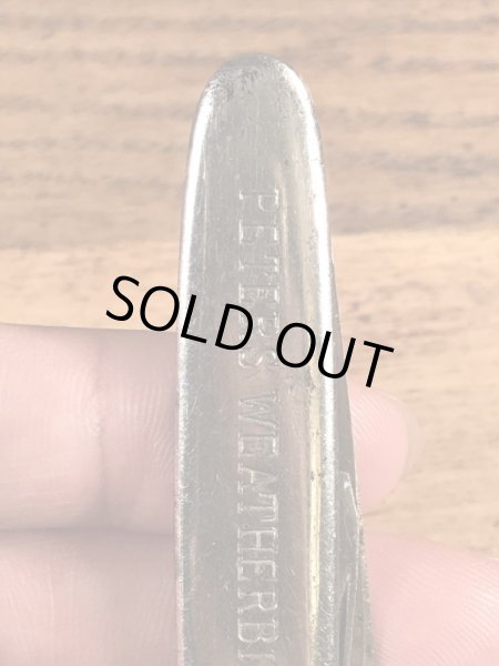 ピーターズシューズの企業物のビンテージ折り畳みナイフ