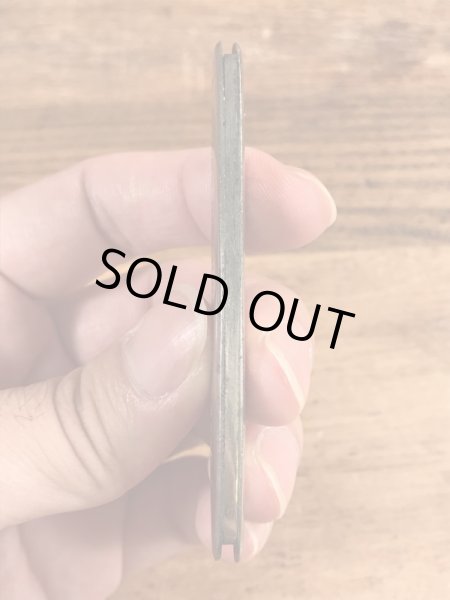 ピーターズシューズの企業物のビンテージ折り畳みナイフ