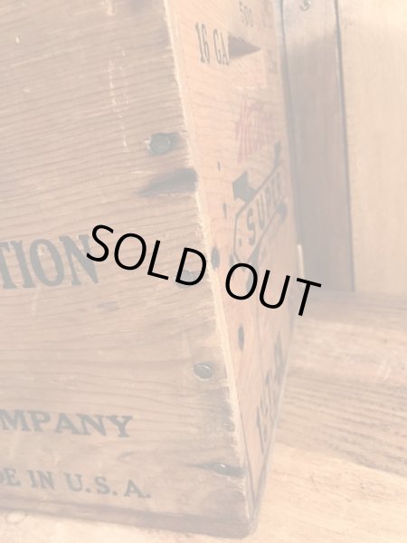 Western Cartridge Companyの弾薬が入っていたヴィンテージウッドボックス