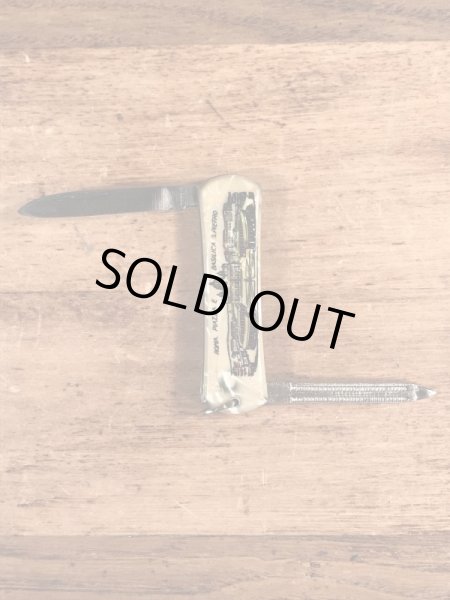 サンピエトロ大聖堂のシェル加工のビンテージ折り畳みナイフ