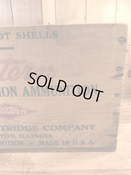 Western Cartridge Companyの弾薬が入っていたビンテージ木箱