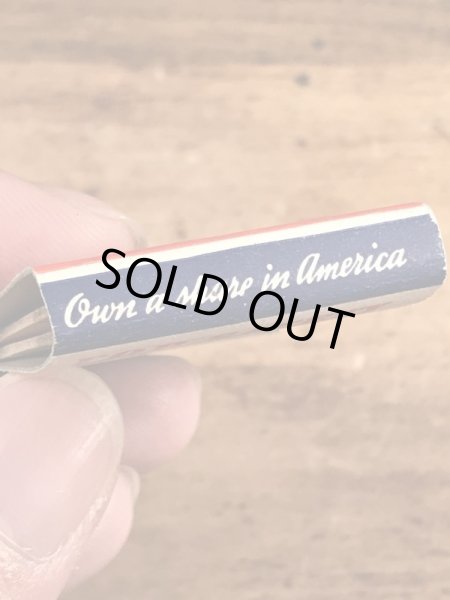 US War Bonds Stampsのミリタリー物のヴィンテージマッチ