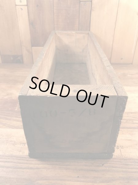 Ackerman-Johnson Co.の企業物のヴィンテージウッドボックス