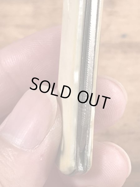 サンピエトロ大聖堂のシェル加工のヴィンテージポケットナイフ