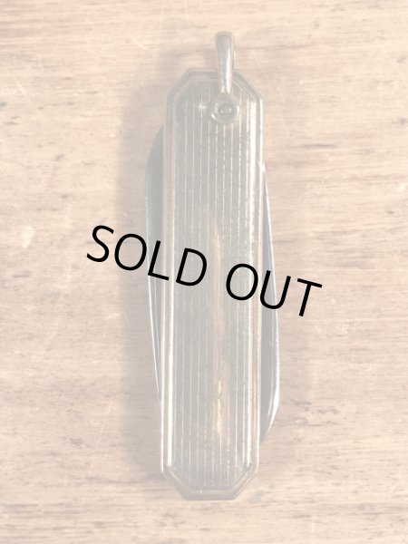 アートデコのゴールドのヴィンテージポケットナイフ