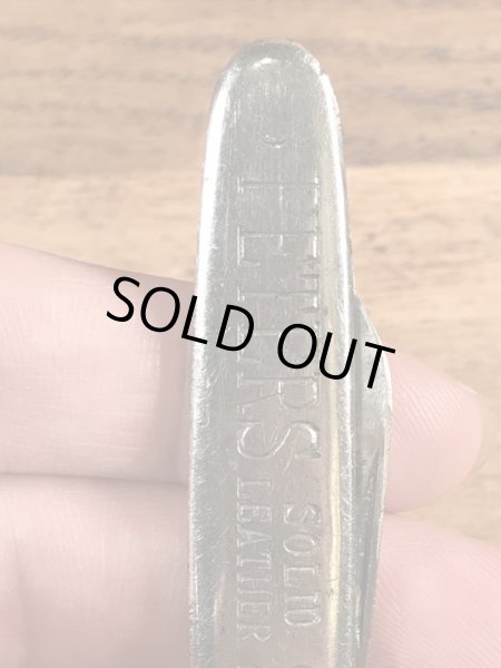 ピーターズシューズの企業物のビンテージ折り畳みナイフ