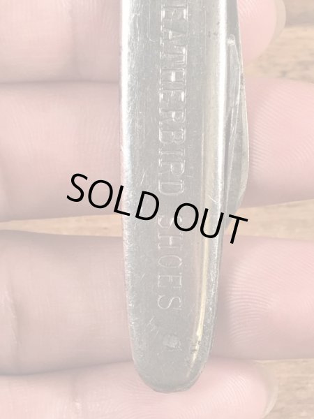 Peters Weatherbird Shoesのアドバタイジング物のヴィンテージポケットナイフ