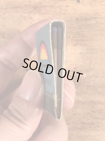 第41歩兵部隊のミリタリー物のビンテージマッチブック