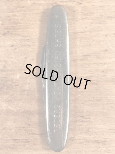 Peters Weatherbird Shoesのアドバタイジング物のヴィンテージポケットナイフ