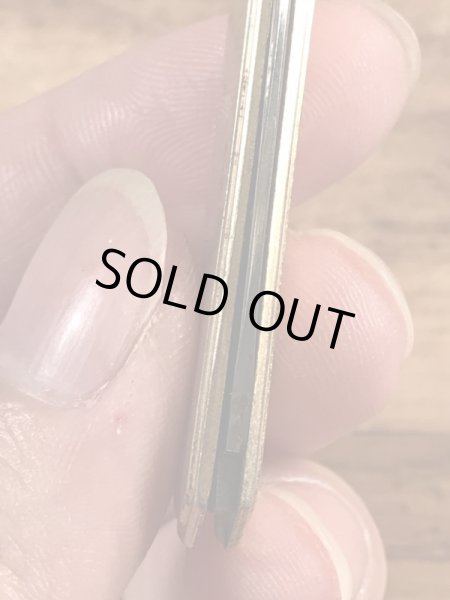 アートデコのゴールドのヴィンテージポケットナイフ