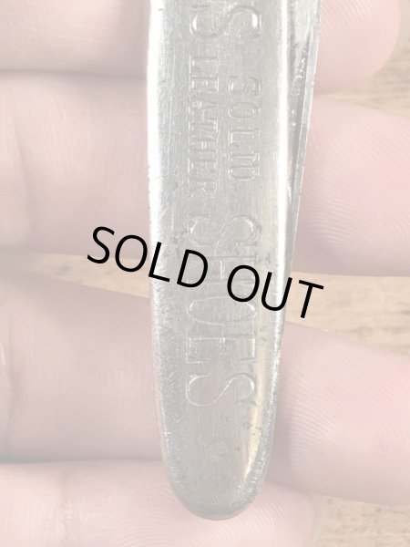 Peters Weatherbird Shoesのアドバタイジング物のヴィンテージポケットナイフ