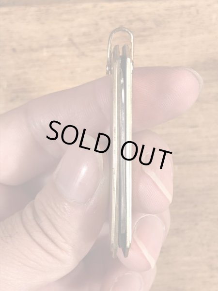 アールデコのゴールドのビンテージ折り畳みナイフ