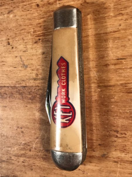 Key Work Clothesの企業物のヴィンテージポケットナイフ