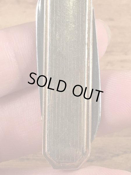 アートデコのゴールドのヴィンテージポケットナイフ