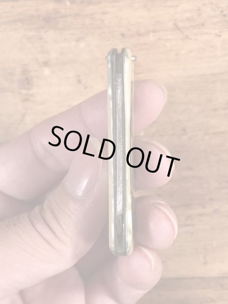 サンピエトロ大聖堂のシェル加工のビンテージ折り畳みナイフ