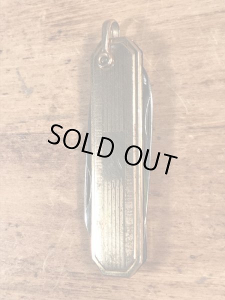 アートデコのゴールドのヴィンテージポケットナイフ