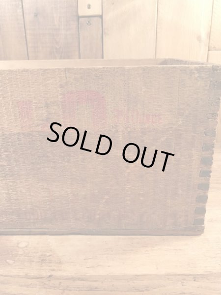 アンティークのJell-Oのヴィンテージウッドボックス