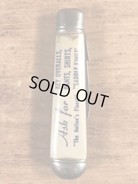 Key Work Clothesの企業物のヴィンテージポケットナイフ