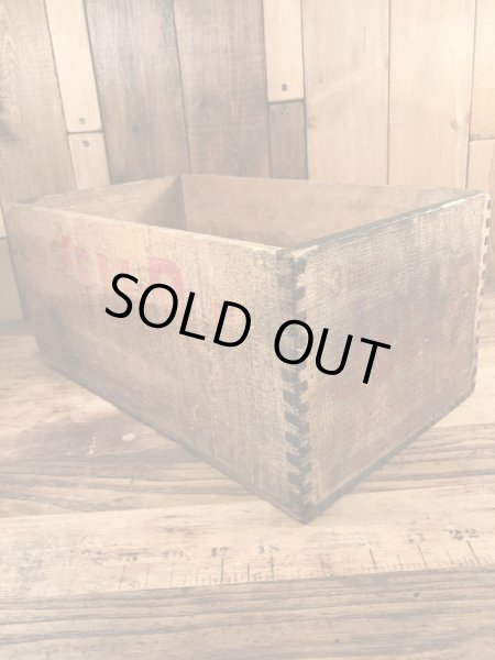 アンティークのJell-Oのビンテージ木箱