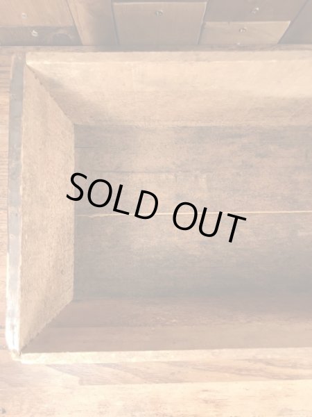 アンティークのJell-Oのヴィンテージウッドボックス