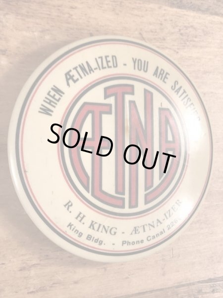 Aetna-Izerの企業物のビンテージ手鏡