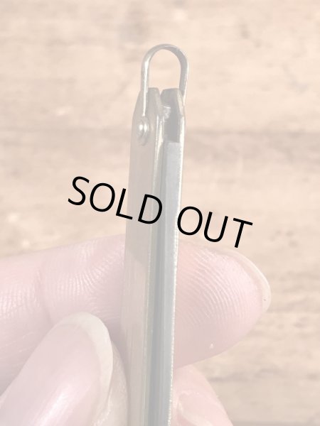 アールデコのゴールドのビンテージ折り畳みナイフ