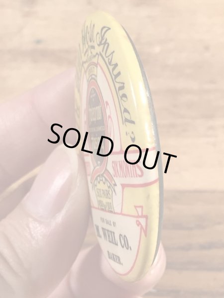 Holeproof Hosieryの企業物のビンテージ手鏡