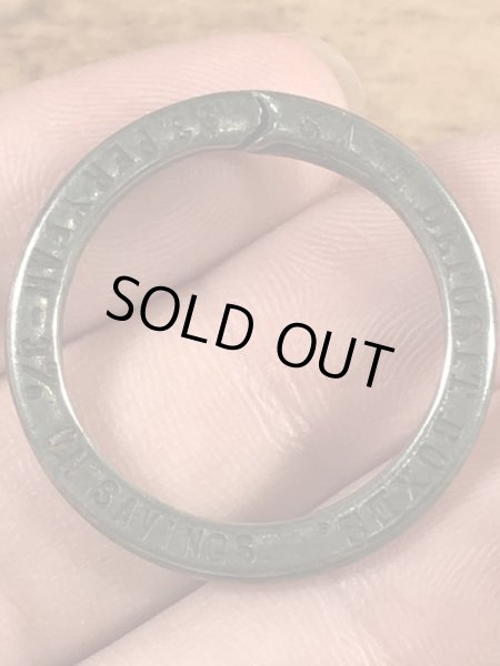 アドバタイジング物のノベルティのヴィンテージキーリング